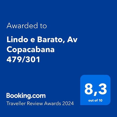 Lindo E Barato, Av Copacabana 479/301 Рио-де-Жанейро Экстерьер фото